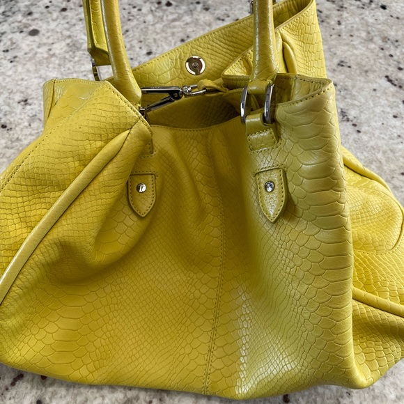 Yellow Joop bag! Like new! Only used once. Real leather - Picture 9 of 14